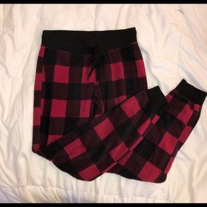 plaid pajama pants
